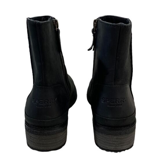 SPERRY TOP SIDER - SEAPORT STORM IN BLACK - NWOT - WOMENS SIZE 7 - LOOK NEW ! S8 - Picture 4 of 12